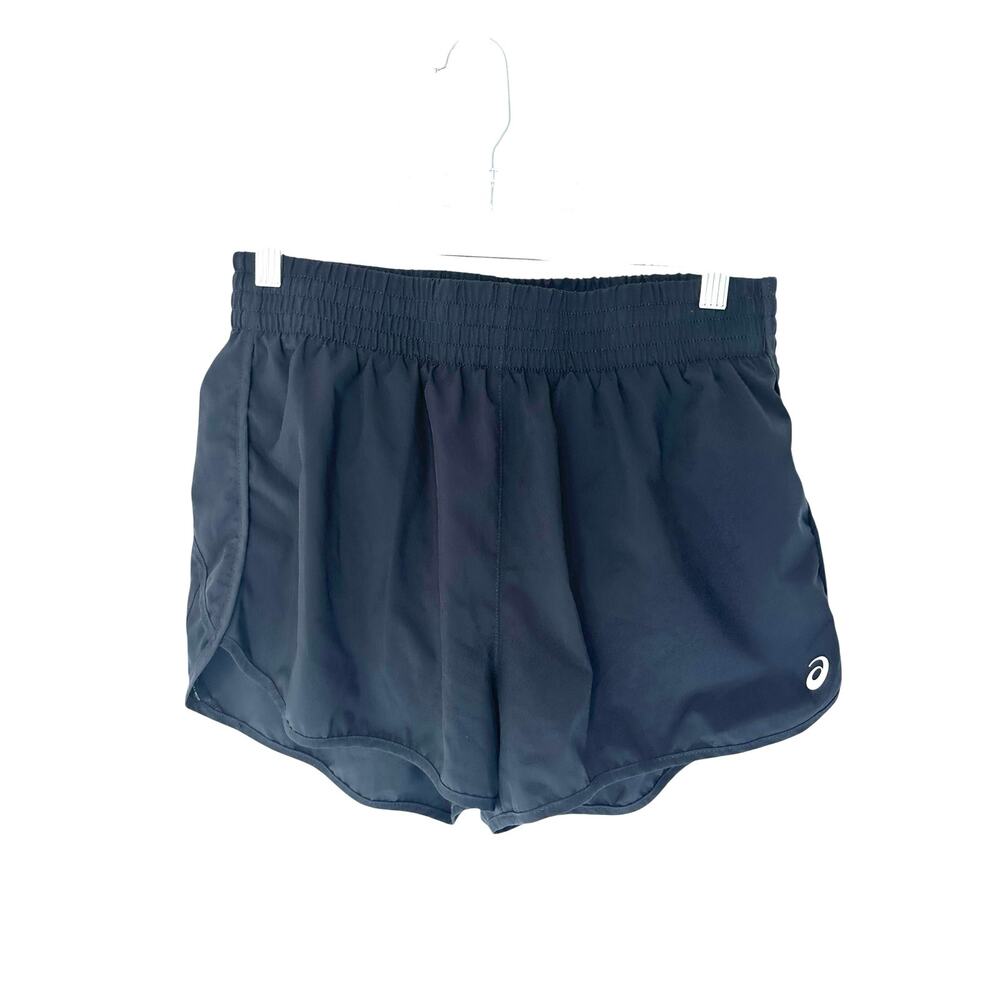 Asics Running Shorts Women's Black Athletic Workout Basic Pull On‎ Medium